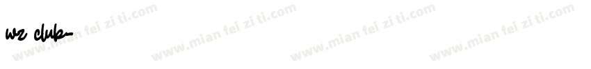 wz club字体转换